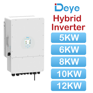 EU Warehouse Deye Sun-12K-Sg04lp3 Hệ thống năng lượng mặt trời lai 3 pha 12kw